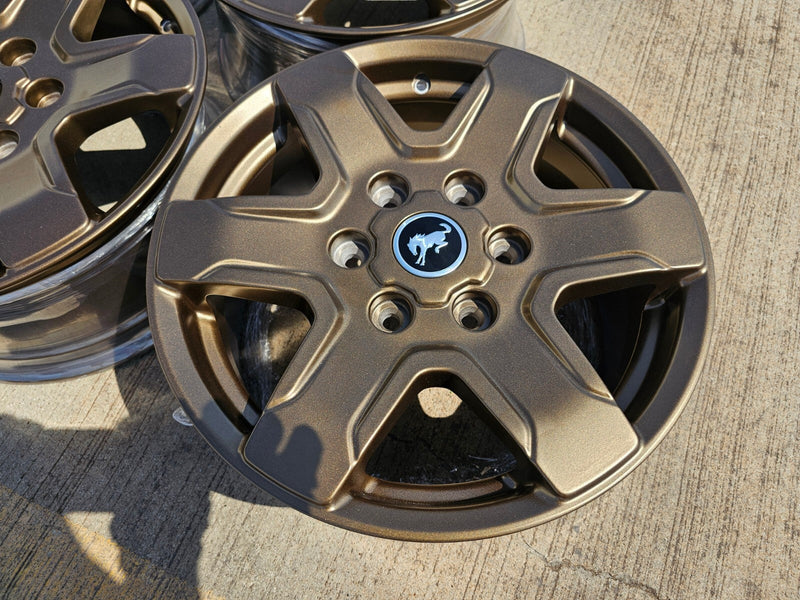 (4) 17" Ford Bronco wheels rims 95292 10383 SASQUATCH Ranger 2024 2025 2026 NEW Texas Truck Tire