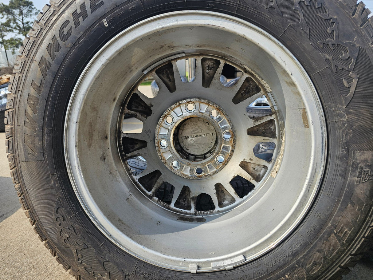 20" GMC Sierra 2500 3500 DENALI OEM 5704 wheels rims tires HERCULES Texas Truck Tire