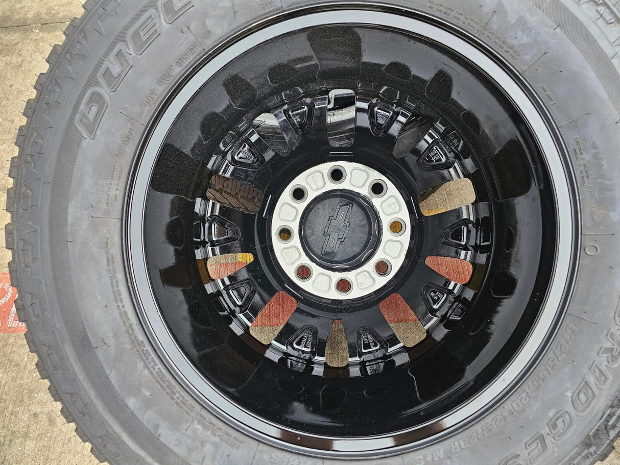 20" Chevy Silverado 2500 3500 OEM 5960 5947 GMC Sierra wheels rims 2025 2026 NEW Texas Truck Tire