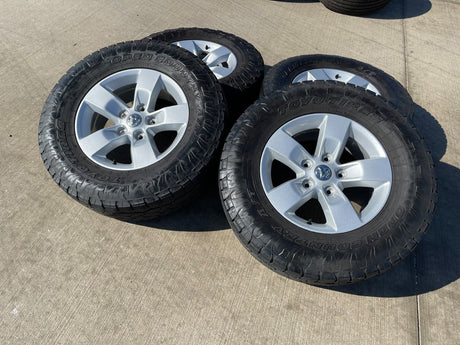 17" Dodge Ram 1500 OEM 2448 wheels rims 5x139 5x5.5 tires TOYO A/T3 Texas Truck Tire
