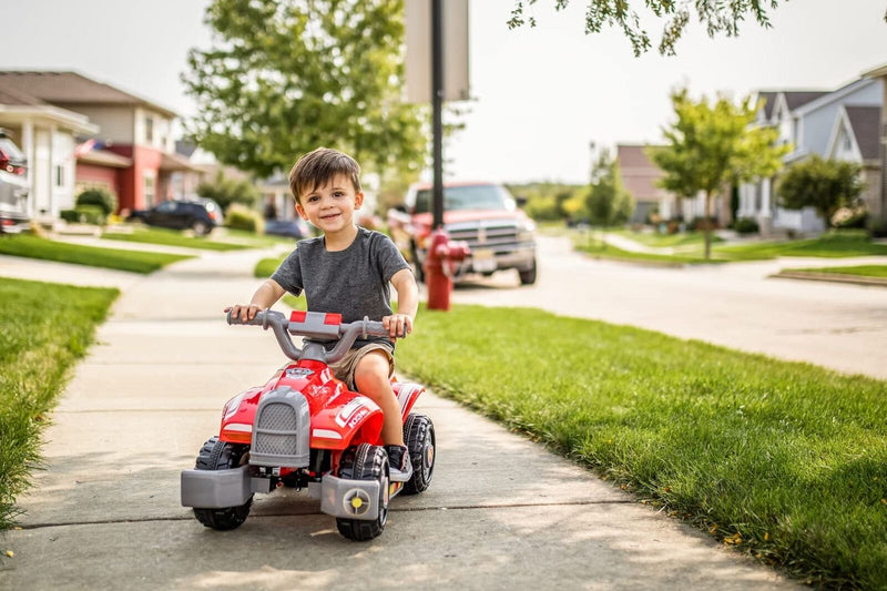 Paw Patrol Marshall Toddler Quad Electric Ride On Toy by Kid Trax - Officially Licensed Nickelodeon Product