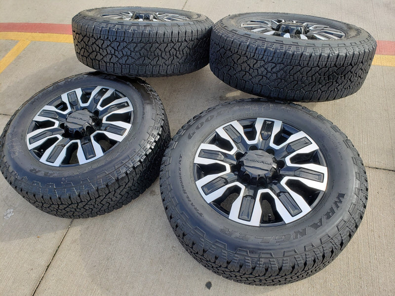 20" GMC Sierra DENALI ULTIMATE 2500 3500 OEM wheels rims 5958 14138 Chevy tires Texas Truck Tire