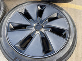 18" Tesla Model 3 OEM Photon 95910 wheels rims 2024 2025 2026 2027 NEW MICHELIN Texas Truck Tire