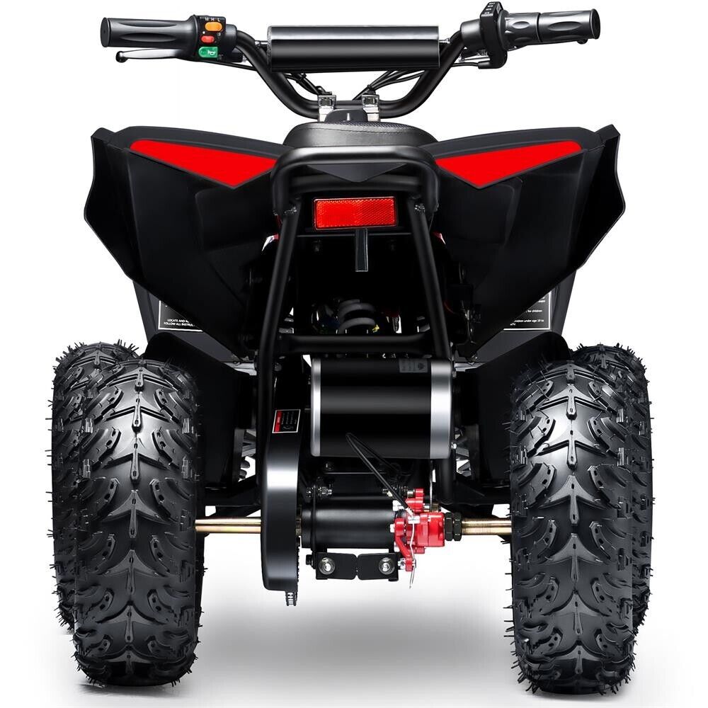 MotoTec E-Bully 36v 1000w Children's All-Terrain Vehicle - White, Red and Blue
