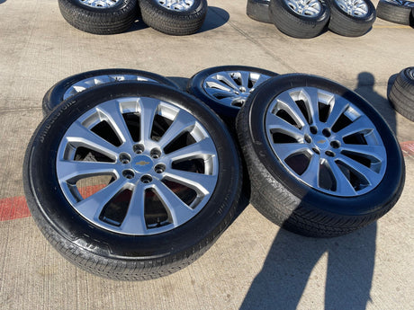 22" Chevy Silverado High Country OEM 5922 wheels rims Tahoe 2024 2025 2026 NEW Texas Truck Tire