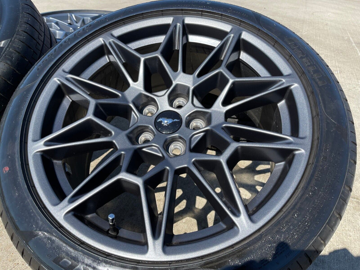 19" Ford Mustang GT Performance Track Pack OEM wheels rims 2023 2024 2025 NEW Texas Truck Tire