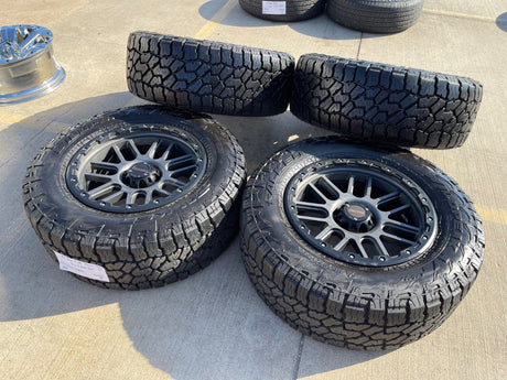 20" Ford F-150 ROUSH OEM Vision 111 Nemesis rims wheels Expedition FALKEN 35" Texas Truck Tire
