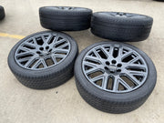24" Cadillac Escalade Platinum OEM wheels rims tires 2023 2024 2025 2026 NEW Texas Truck Tire