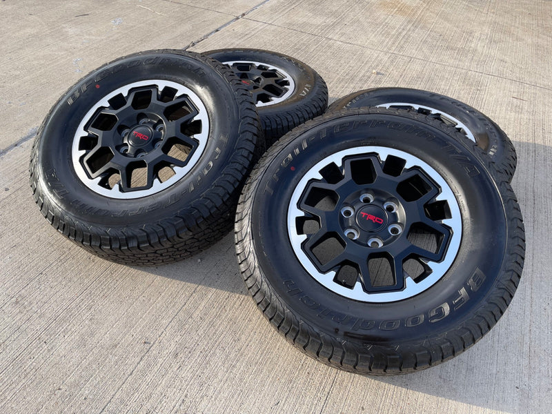 17" Toyota Tacoma 4Runner TRD OEM 10638 wheels rims 2024 2025 2026 BFG NEW Texas Truck Tire