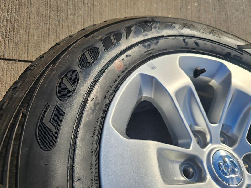 18" Dodge Ram 1500 OEM wheels rims 2672 tires GOODYEAR Texas Truck Tire