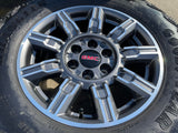 18" GMC Sierra AT4X Chevy Silverado OEM 14131 wheels rims 2024 2025 2026 Texas Truck Tire