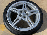 19" Chevy Corvette C8 OEM wheel rim 14007 96704 FRONT 2023 2024 2025 2026 NEW Texas Truck Tire