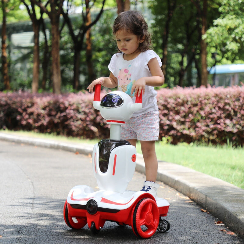 TOBBI 3-in-1 Robot Buggy Electric Car: The Perfect Gift for Toddlers with Remote Control
