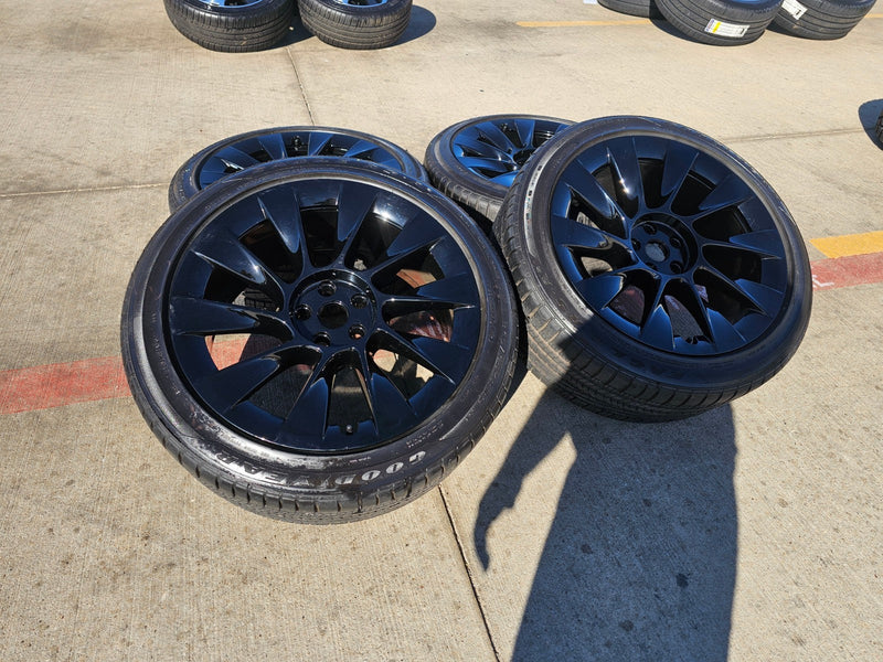 20" Tesla Model Y OEM INDUCTION wheels rims 2022 2023 2024 2025 2026 GOODYEAR Texas Truck Tire
