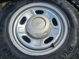 17" Ford F-250 F-350 OEM 3828 wheels rims tires FIRESTONE DESTINATION M/T2 Texas Truck Tire
