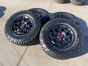 18" Toyota Tundra TRD BBS FORGED OEM 69195 95458 wheels rims Sequoia BFG KO3 A/T Texas Truck Tire