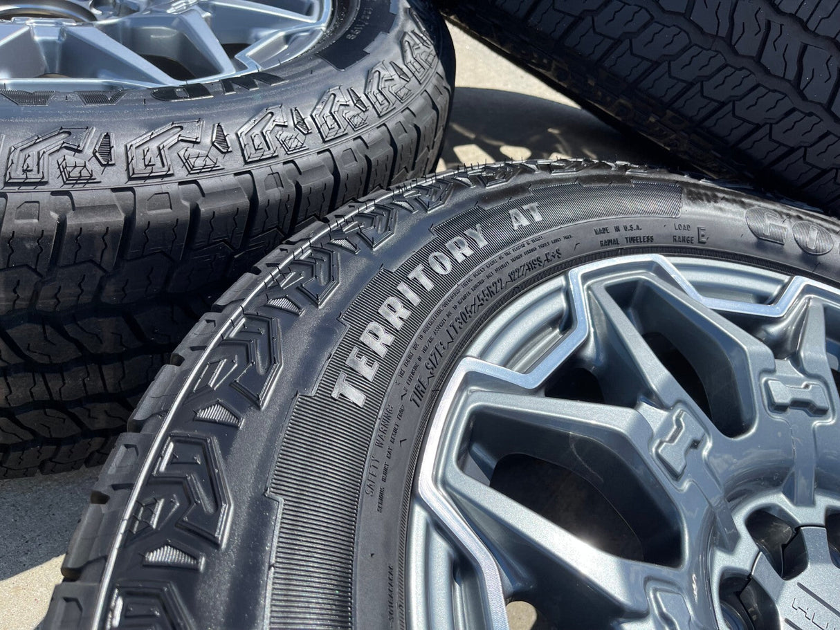 22" Hummer EV HEV 2500 OEM 8x165 14094 wheels rims tires 2023 2024 2025 2026 NEW Texas Truck Tire