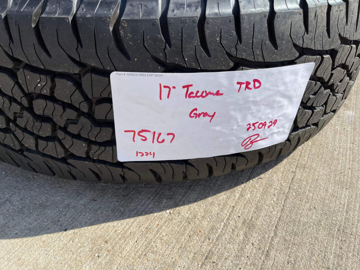 17" Toyota Tacoma 4Runner OEM wheels rims gray 75167 TRD FJ tires BFG NEW Texas Truck Tire