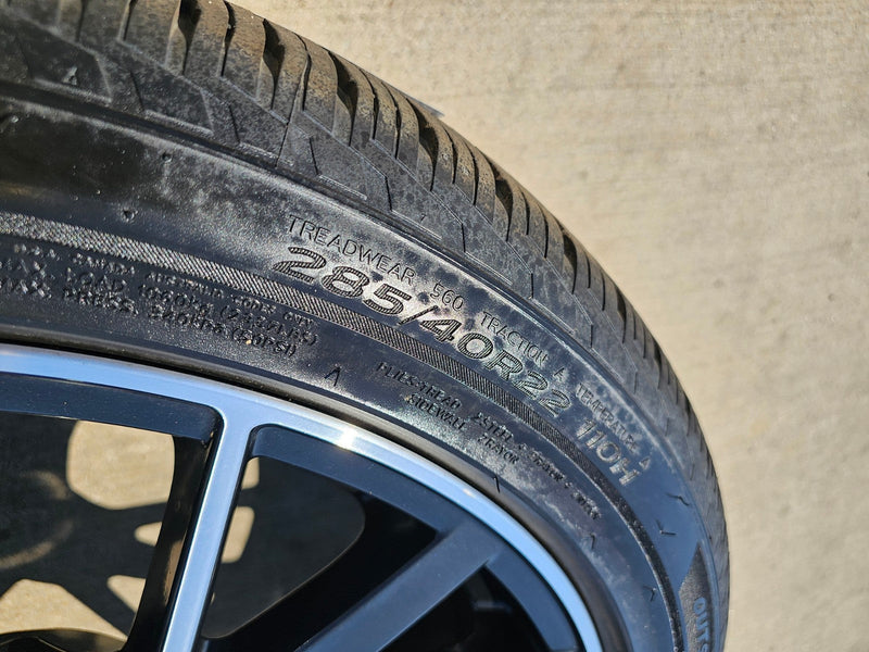 22" Audi RSQ7 OEM wheel rim SQ7 Q7 SQ8 Q8 RSQ8 59065 2021 2022 2023 2024 2025 Texas Truck Tire