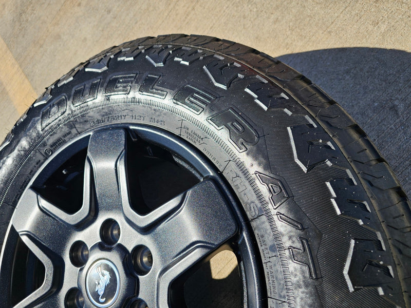 17" Ford Bronco wheel rim 95292 10383 tire 2023 2024 2025 2026 Ranger spare NEW Texas Truck Tire