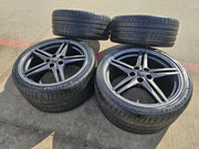 19" + 20" Chevy Corvette Z06 C8 OEM FORGED 94027 94028 wheels rims 2024 2026 NEW Texas Truck Tire