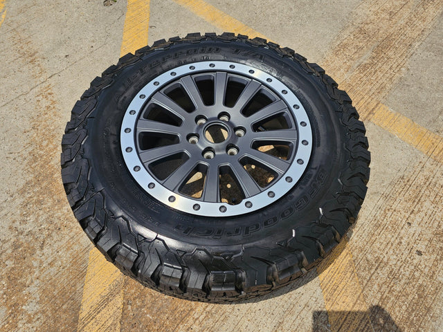 (1) 18" INEOS Grenadier OEM wheel rim beadlock 2023 2024 2025 2026 NEW BFG Texas Truck Tire
