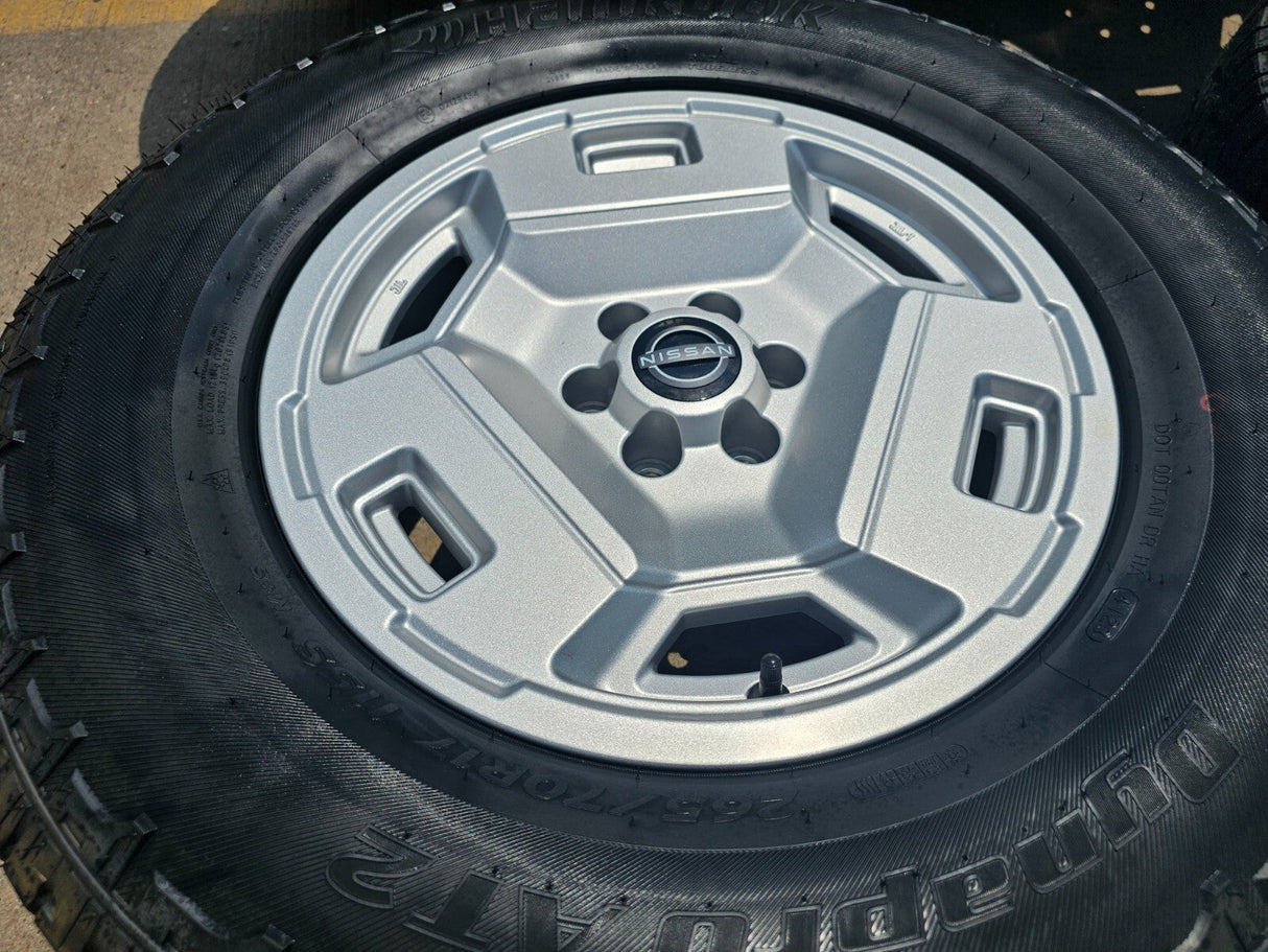 17" Nissan Frontier OEM Retro Hardbody Edition 62783 wheels rims 2024 2025 NEW Texas Truck Tire