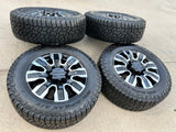 20" GMC Sierra AT4X 2500 3500 OEM wheels rims 5958 14138 Chevy Silverado FALKEN Texas Truck Tire
