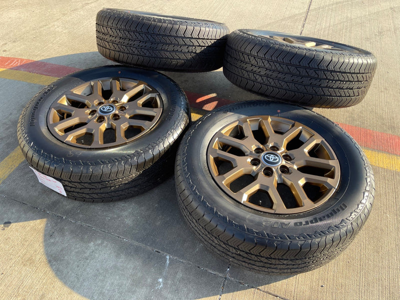 20" Toyota Tundra TSS TRD OEM wheels rims BRONZE 95359 Sequoia 75277 NEW Texas Truck Tire