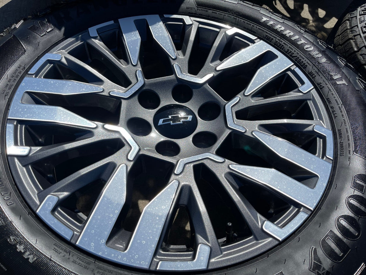 20" Chevy Silverado Z71 GMC Sierra Canyon OEM wheels rims 2025 2026 2027 NEW Texas Truck Tire
