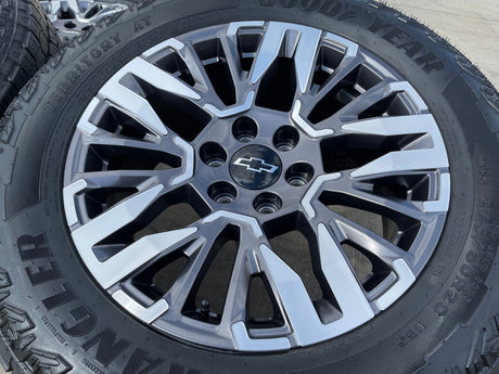20" Chevy Silverado Z71 GMC Sierra Canyon Colorado OEM wheels rims 2025 2026 Texas Truck Tire