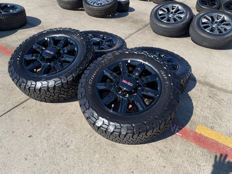 20" GMC Sierra AT4X 2500 3500 OEM 14137 5963 wheels rims Silverado BFG KO3 NEW Texas Truck Tire