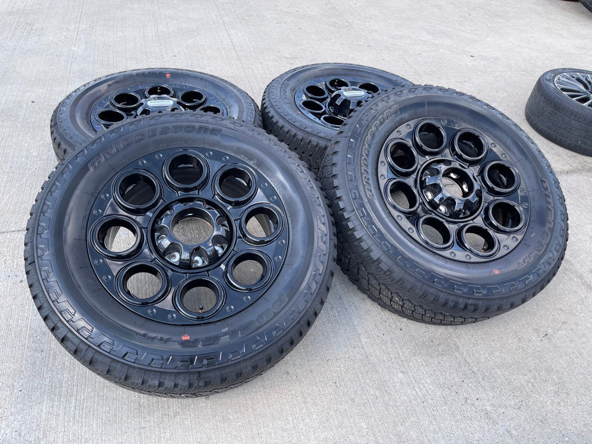 20" Ford F-250 F-350 OEM black Lariat 10299 10484 wheels rims 2024 2025 2026 NEW Texas Truck Tire