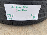 22" GMC Yukon Sierra OEM Chevy Silverado Tahoe 5903 wheels rims 2023 2024 2025 Texas Truck Tire
