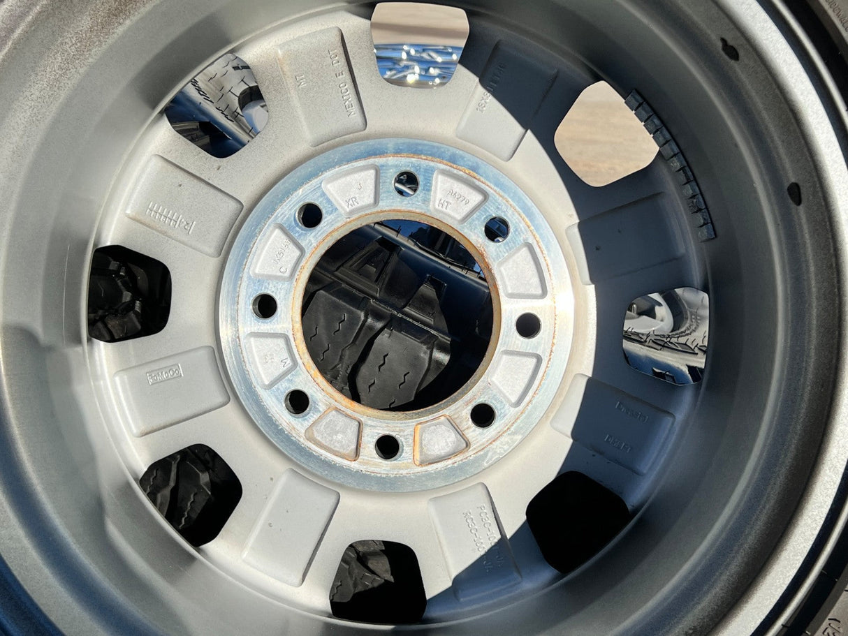 18" Ford F-250 F-350 OEM TREMOR rims wheels 10482 tires 35" DURATRAC R/T Texas Truck Tire