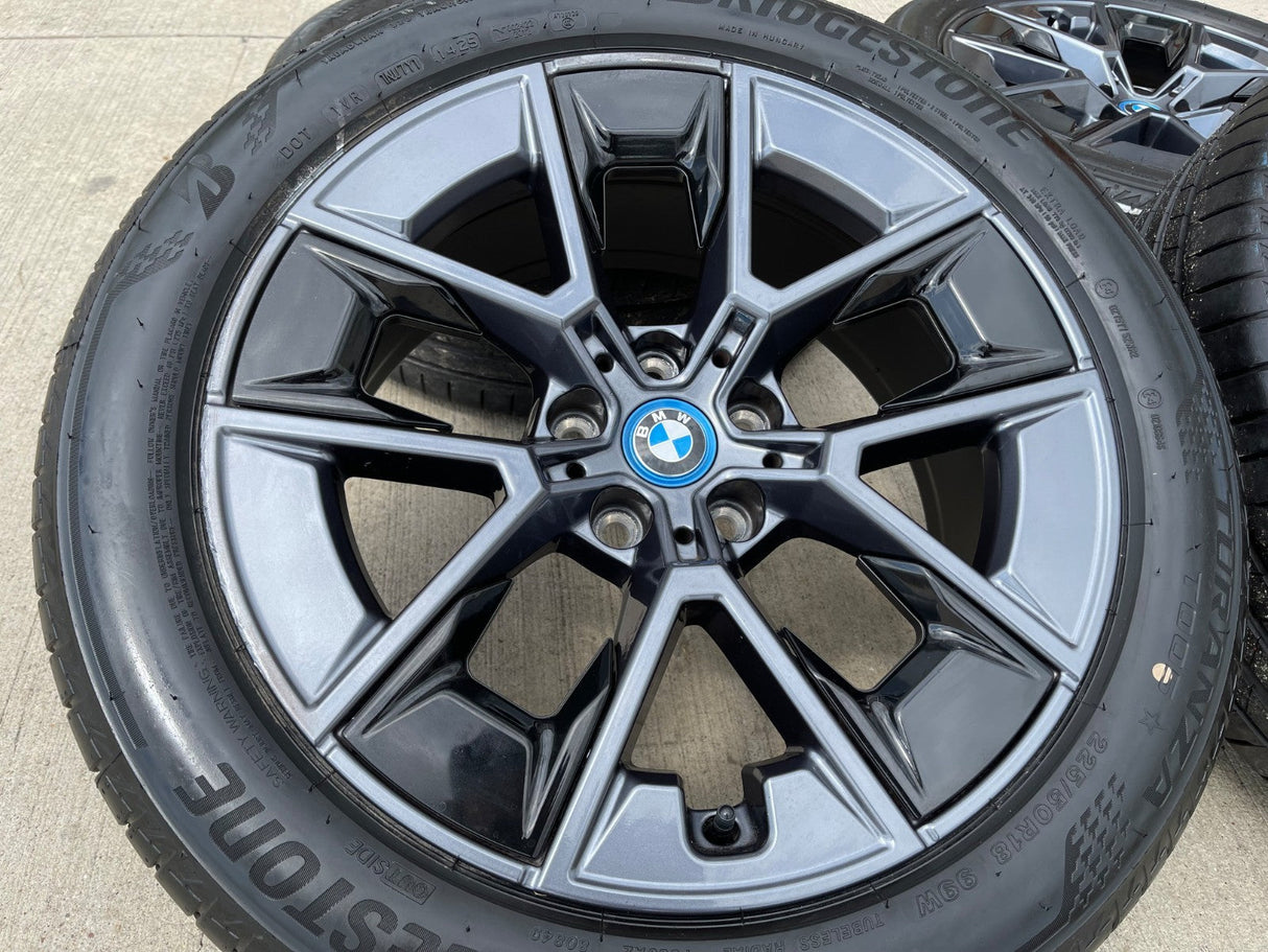 18" BMW OEM 4 5 Series wheels rims 86629 86630 i4 i5 2023 2024 2025 2026 2027 Texas Truck Tire