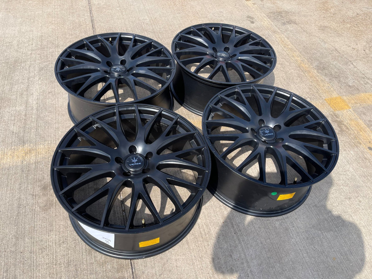 20x8.5 20" Verde Saga V27 wheels rims Audi Q7 Q8 VW Atlas A6 S6 A7 5x112 NEW Texas Truck Tire