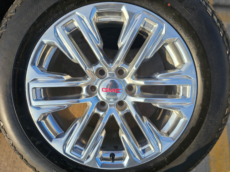 20" GMC Yukon Sierra Tahoe Silverado OEM 2120 14024 wheels rims tires Texas Truck Tire