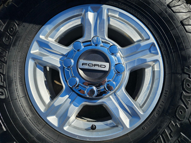 17" Ford F-250 F-350 OEM 10096 TREMOR wheels rims tires TOYO A/T3 34" Texas Truck Tire