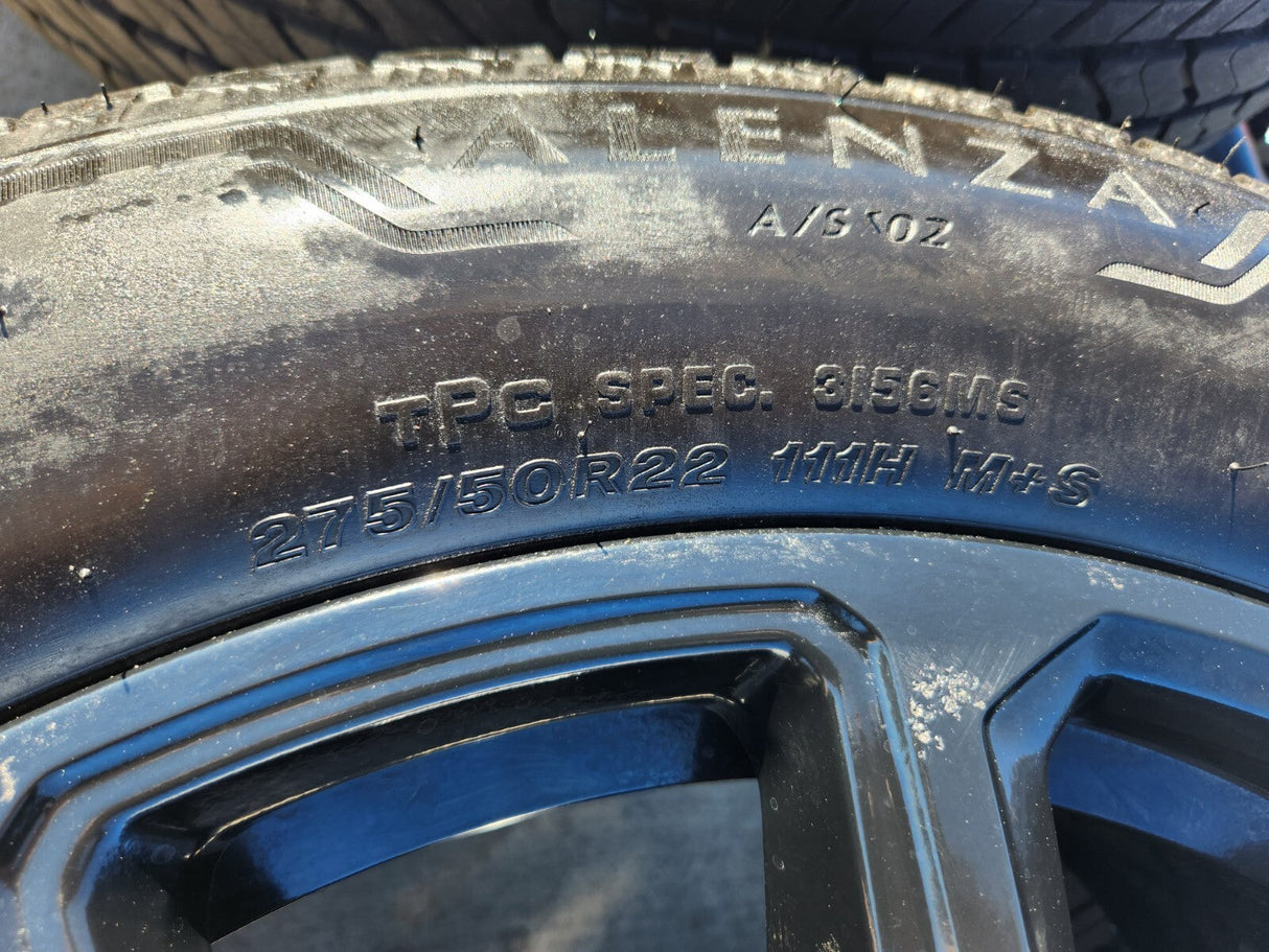 22" Chevy Tahoe Silverado RST OEM 14035 wheels rims tires Texas Truck Tire