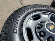 17" Chevy Silverado GMC Sierra 2500 OEM 8095 wheels rims FIRESTONE TRANSFORCE AT Texas Truck Tire