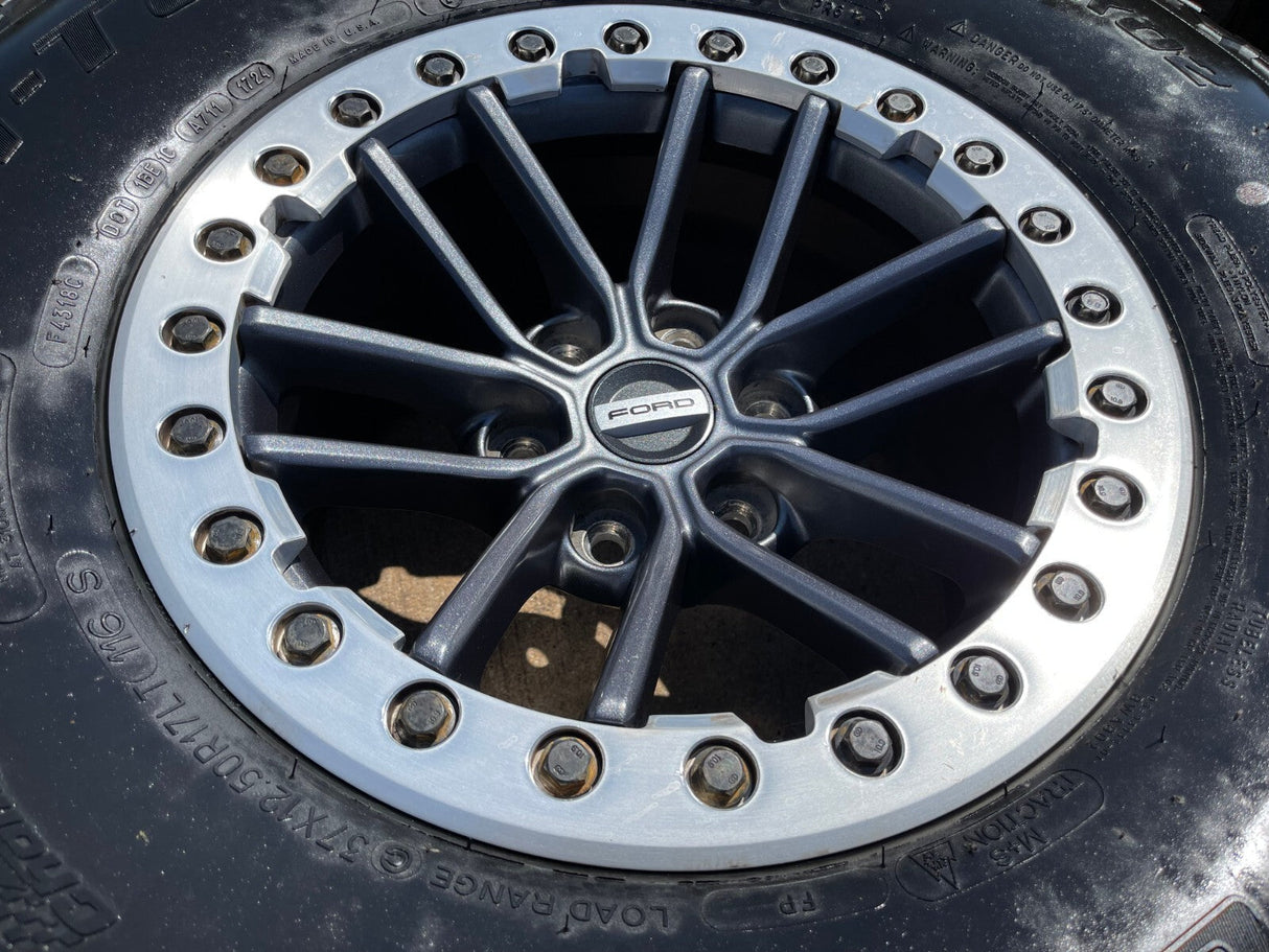 (5) 17" Ford F-150 Raptor OEM rims wheels TRUE BEADLOCK 96450 Expedition BFG 37" Texas Truck Tire