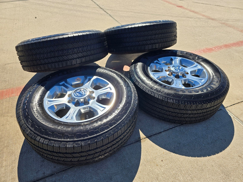 18" Ram 2500 3500 Laramie Power Wagon OEM wheels rims 2692 tires FIRESTONE Texas Truck Tire