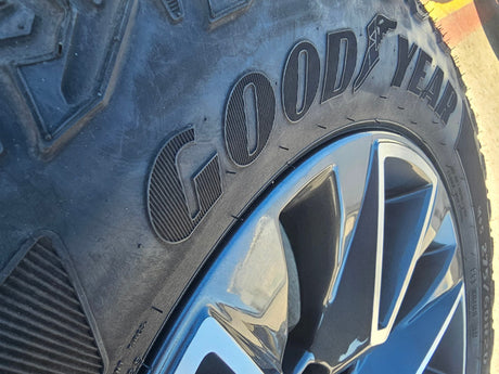20" Chevy Tahoe Silverado OEM 5919 wheels rims GMC Yukon tires GOODYEAR Texas Truck Tire