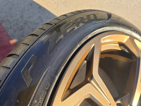 22" Lamborghini Urus OEM wheels rims Taigete 2022 2023 2024 2025 2026 BRONZE Texas Truck Tire