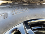 20" GMC Sierra Chevy 2500 OEM 5957 BLACK DIAMOND wheels rims tires BFG 37" Texas Truck Tire