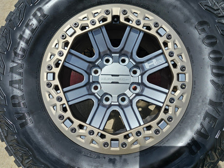 18" Hummer Grazen beadlock EV HEV 2500 OEM wheels rims 2023 2024 2025 2026 NEW Texas Truck Tire