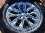 20" Chevy Tahoe Silverado LTZ 5920 OEM wheels rims Yukon 2025 2026 CONTINENTAL Texas Truck Tire