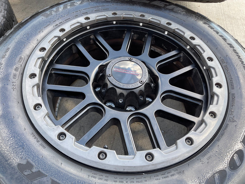 20" Ford F-250 F-350 ROUSH OEM rims wheels tires GOODYEAR Texas Truck Tire