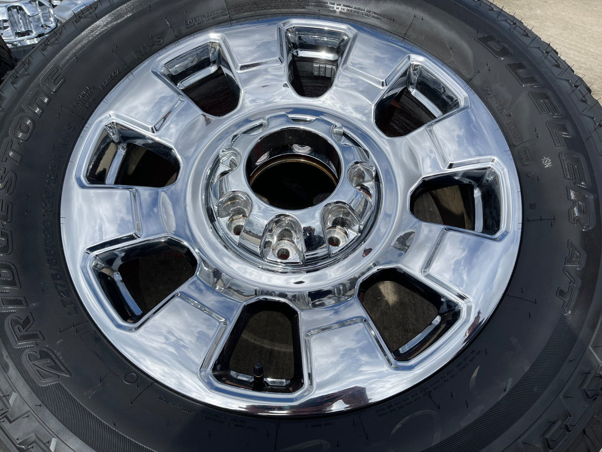 20" Ford F-250 F-350 OEM Lariat 10295 25085 10552 wheels rims 2026 NEW Texas Truck Tire